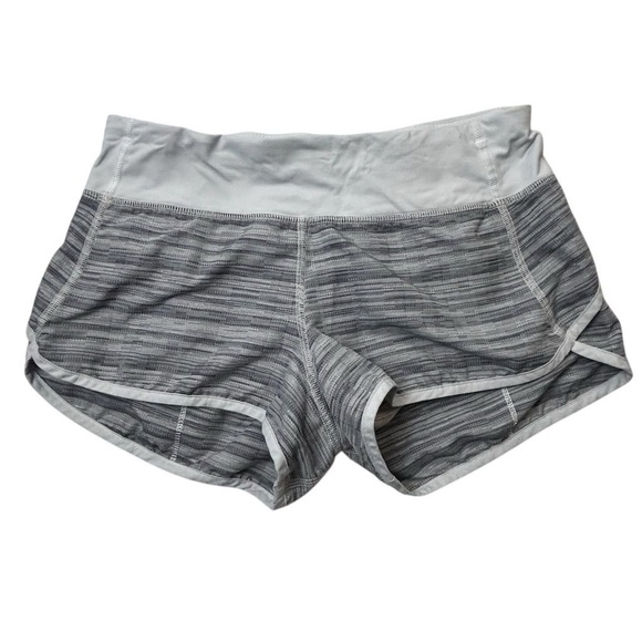 Lululemon Women's Speed Short Size 4 White Combo Running Workout - Picture 1 of 7